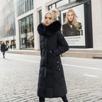 Bella | Women Winter Puffer Coat with Hood Trim