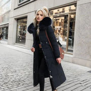 Bella | Women Winter Puffer Coat with Hood Trim