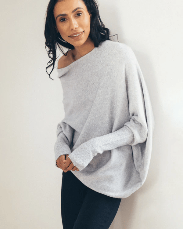 Bella | Womenâ€™s Winter Off-Shoulder Loose Sweater