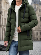 Scott | Menâ€™s Hooded Long Puffer Winter Jacket