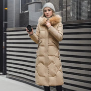 Bella | Women Winter Puffer Coat with Hood Trim