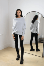 Bella | Womenâ€™s Winter Off-Shoulder Loose Sweater