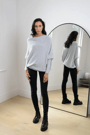 Bella | Womenâ€™s Winter Off-Shoulder Loose Sweater
