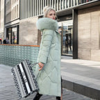 Bella | Women Winter Puffer Coat with Hood Trim