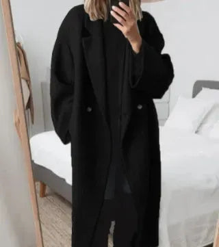 Eva | Womenâ€™s Chic Relaxed Fit Long Coat