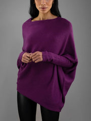 Bella | Womenâ€™s Winter Off-Shoulder Loose Sweater