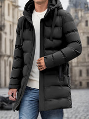 Scott | Menâ€™s Hooded Long Puffer Winter Jacket