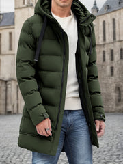 Scott | Menâ€™s Hooded Long Puffer Winter Jacket