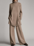 Grace | Womenâ€™s High Neck Two Piece Lounge Set
