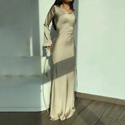 Alice | Women's Winter Long Sleeve Maxi Dress