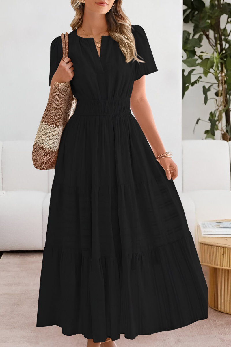 Adrianna | Boho Breeze Midi Dress