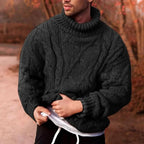 Dominic | Menâ€™s Chunky High Neck Winter Sweater