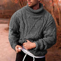 Dominic | Menâ€™s Chunky High Neck Winter Sweater
