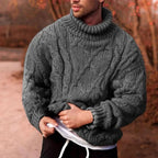 Dominic | Menâ€™s Chunky High Neck Winter Sweater