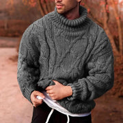 Dominic | Menâ€™s Chunky High Neck Winter Sweater