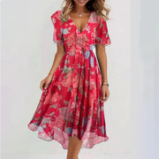 Celia | Elegant V-neck Dress