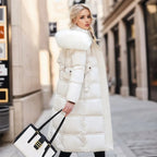 Florence | Women’s High-Collar Long Puffer Winter Coat