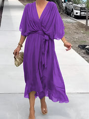 Margery | Elegant Chiffon Midi Dress