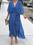 Margery | Elegant Chiffon Midi Dress