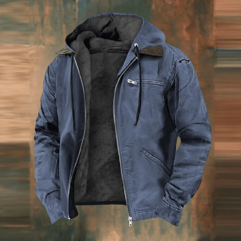 Elliot | Menâ€™s Hooded Zip-Up Winter Casual Jacket