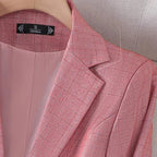 Zara | Women's Blazer with Grid Pattern