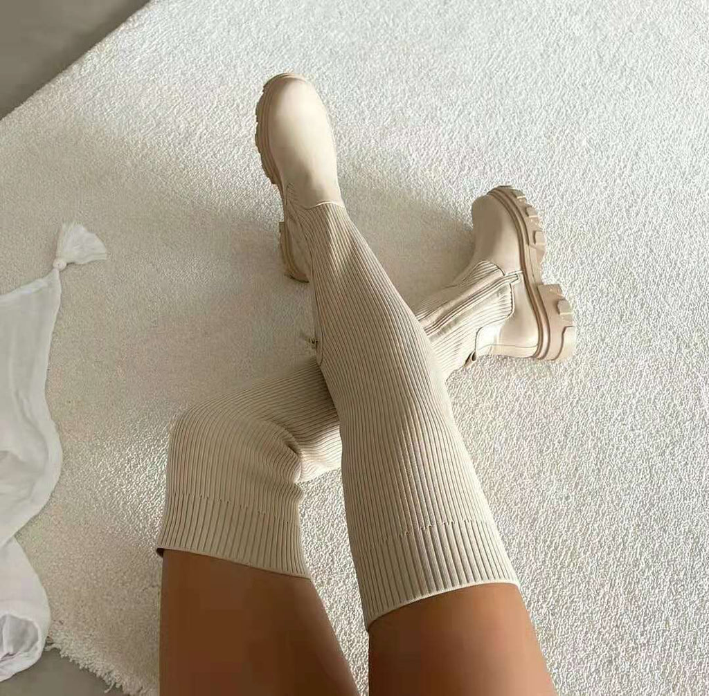 Florence | Heeled Knee-High Boots for Women