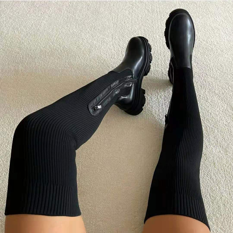 Florence | Heeled Knee-High Boots for Women