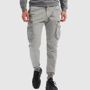 Alexander | Menâ€™s Black Cargo Jogger Pants