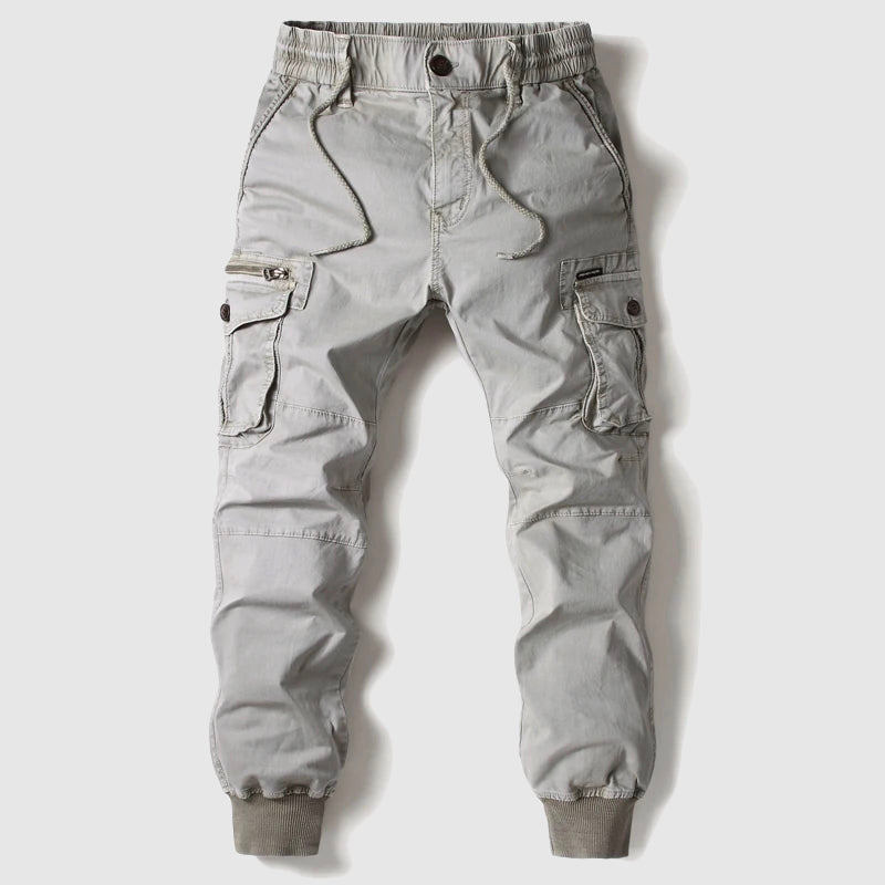 Alexander | Menâ€™s Black Cargo Jogger Pants