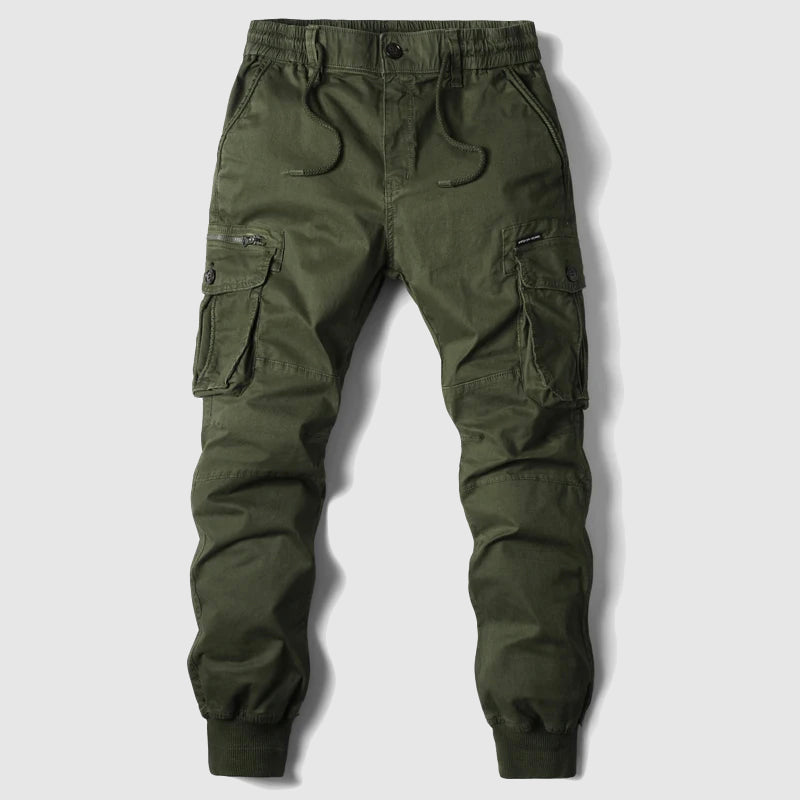Alexander | Menâ€™s Black Cargo Jogger Pants