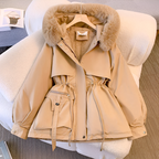 Rachel | Womenâ€™s Casual Drawstring Waist Winter Coat