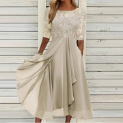 Zaria | Lace Embroidered Cocktail Dress