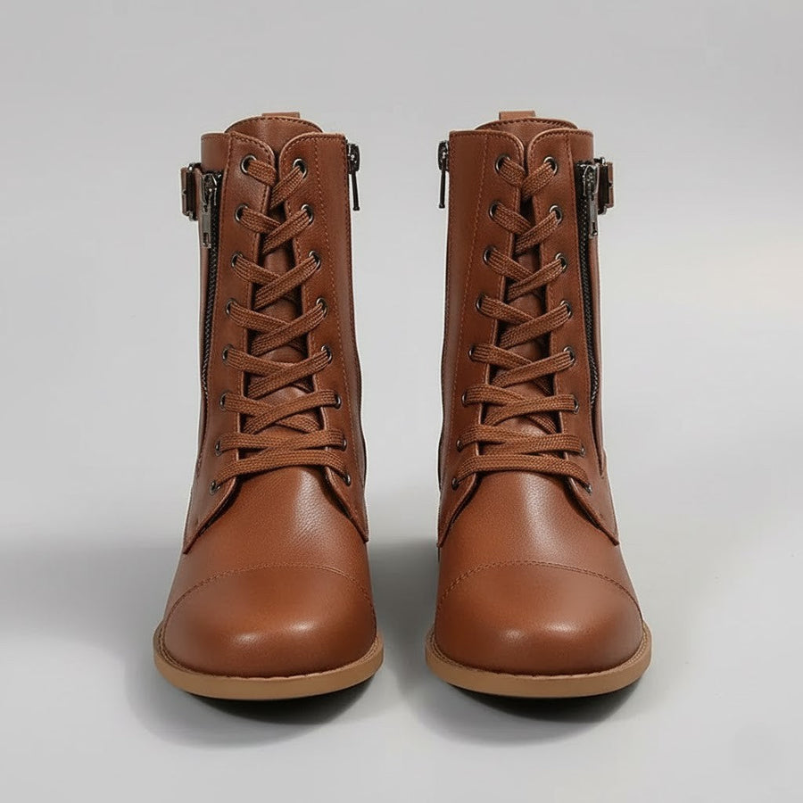 Bonnie | Women’s Orthopedic Ankle Boots with Side Zipper