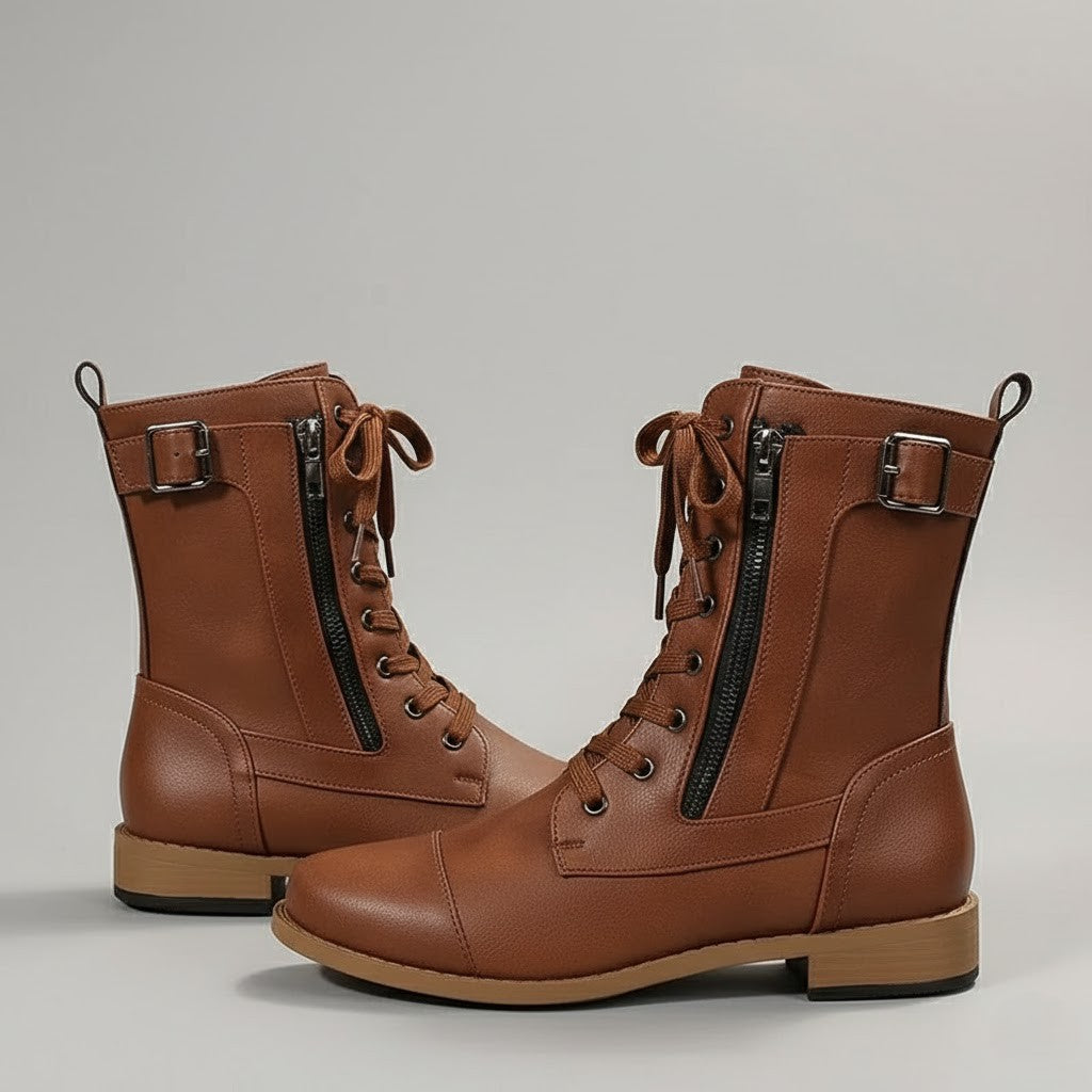 Bonnie | Women’s Orthopedic Ankle Boots with Side Zipper