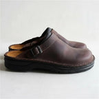Arthur | Menâ€™s Orthopaedic Leather Slip On Clogs