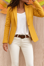 Lauren | Womenâ€™s Classic Single Button Office Blazer
