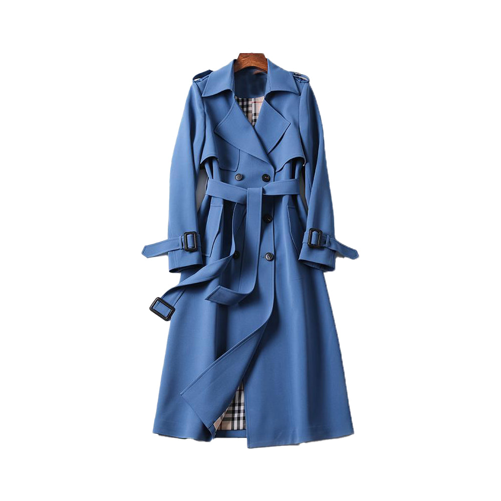 Emily | Womenâ€™s Double-Breasted Belted Trench Coat