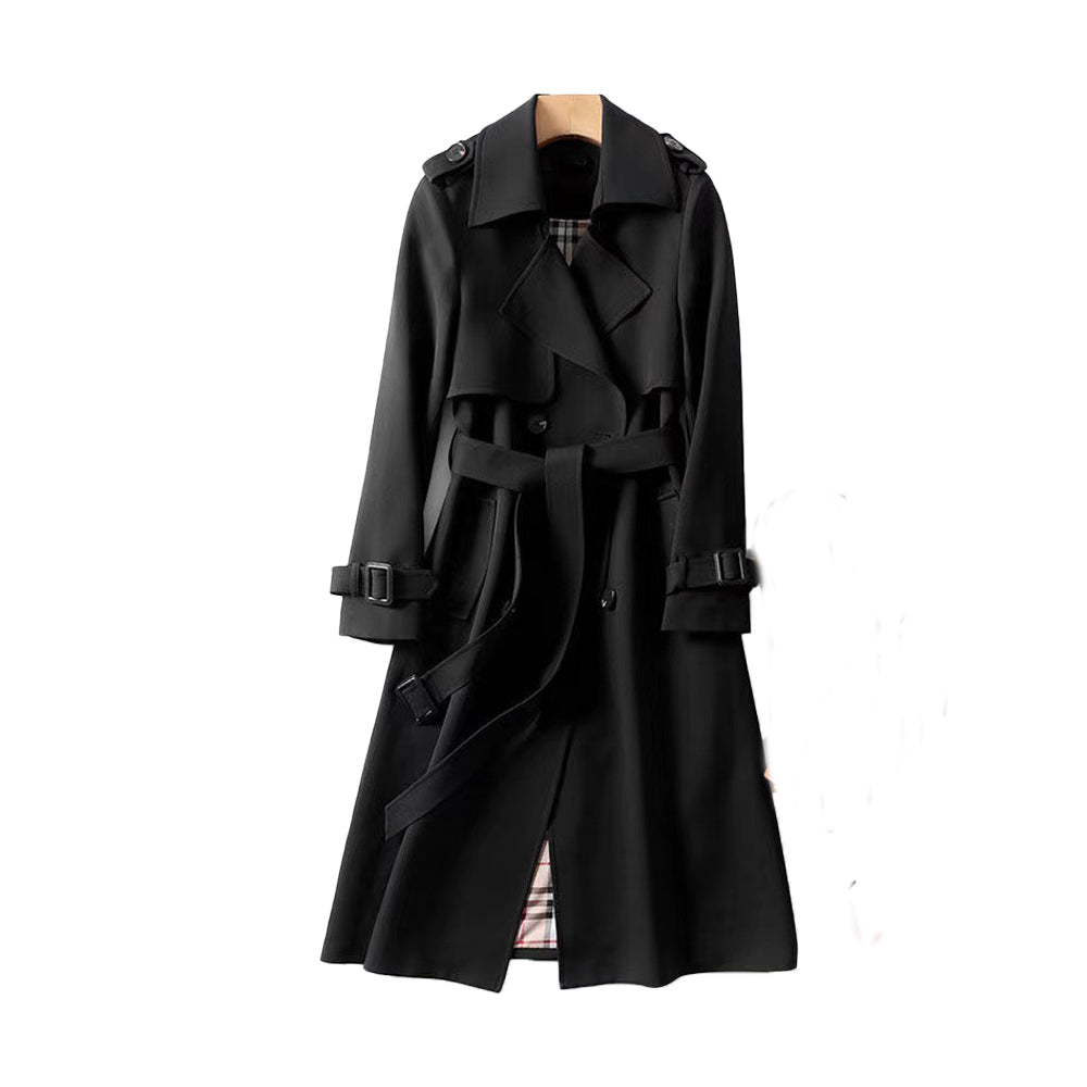 Emily | Womenâ€™s Double-Breasted Belted Trench Coat