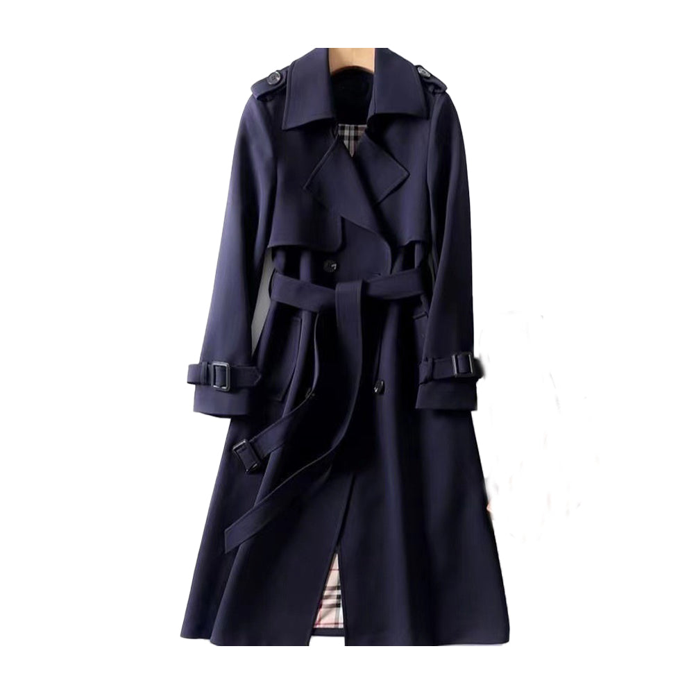 Emily | Womenâ€™s Double-Breasted Belted Trench Coat