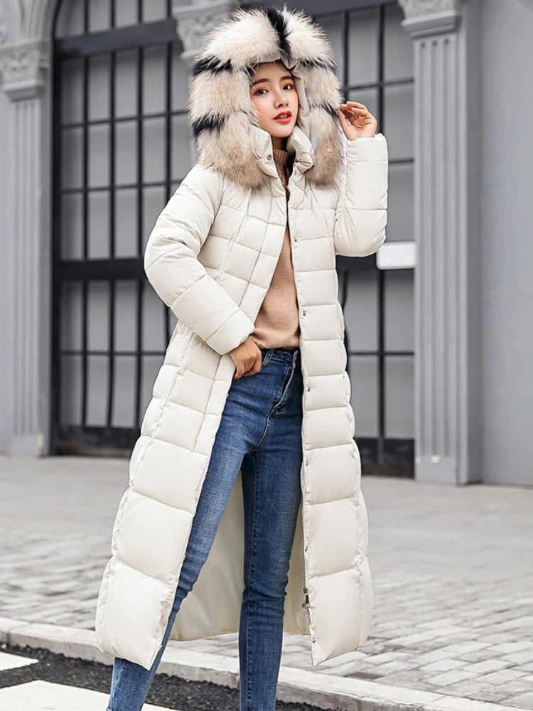 Georgia | Womenâ€™s Warm Puffer-Style Long Winter Coat